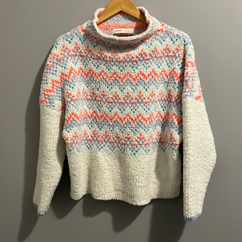 Anthropologie Multicolor Chevron Sweater